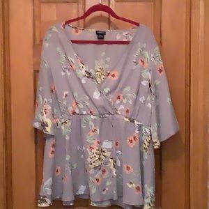 Torrid - Floral Georgette Blouse